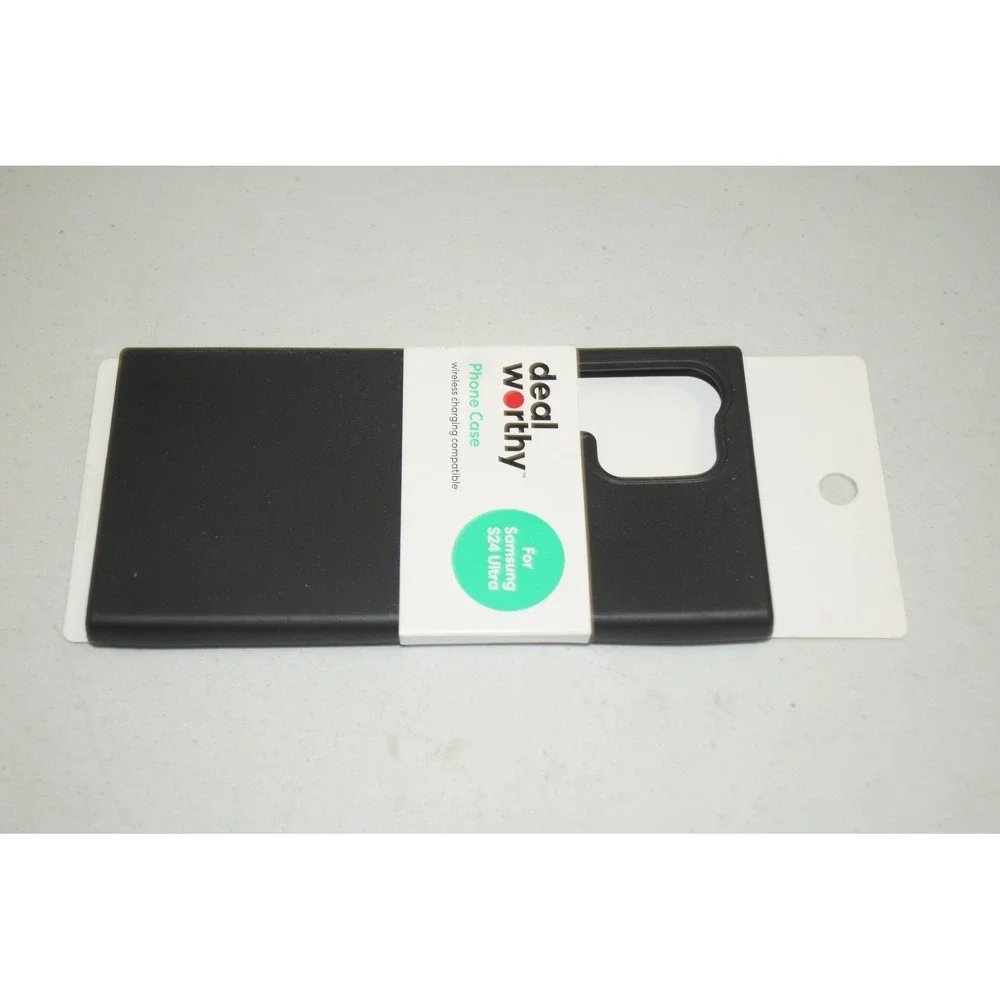 Deal Worthy Samsung S24 Ultra Phone Case Black Wireless Charging Compatible
